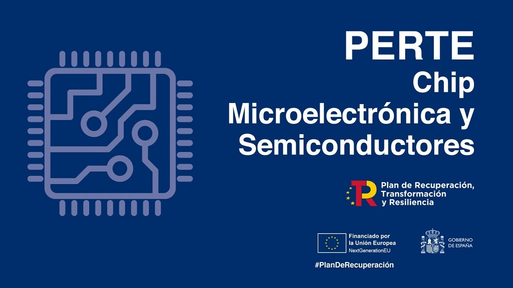 Imagen sobri PERTE xip, microelectronica i semiconductors