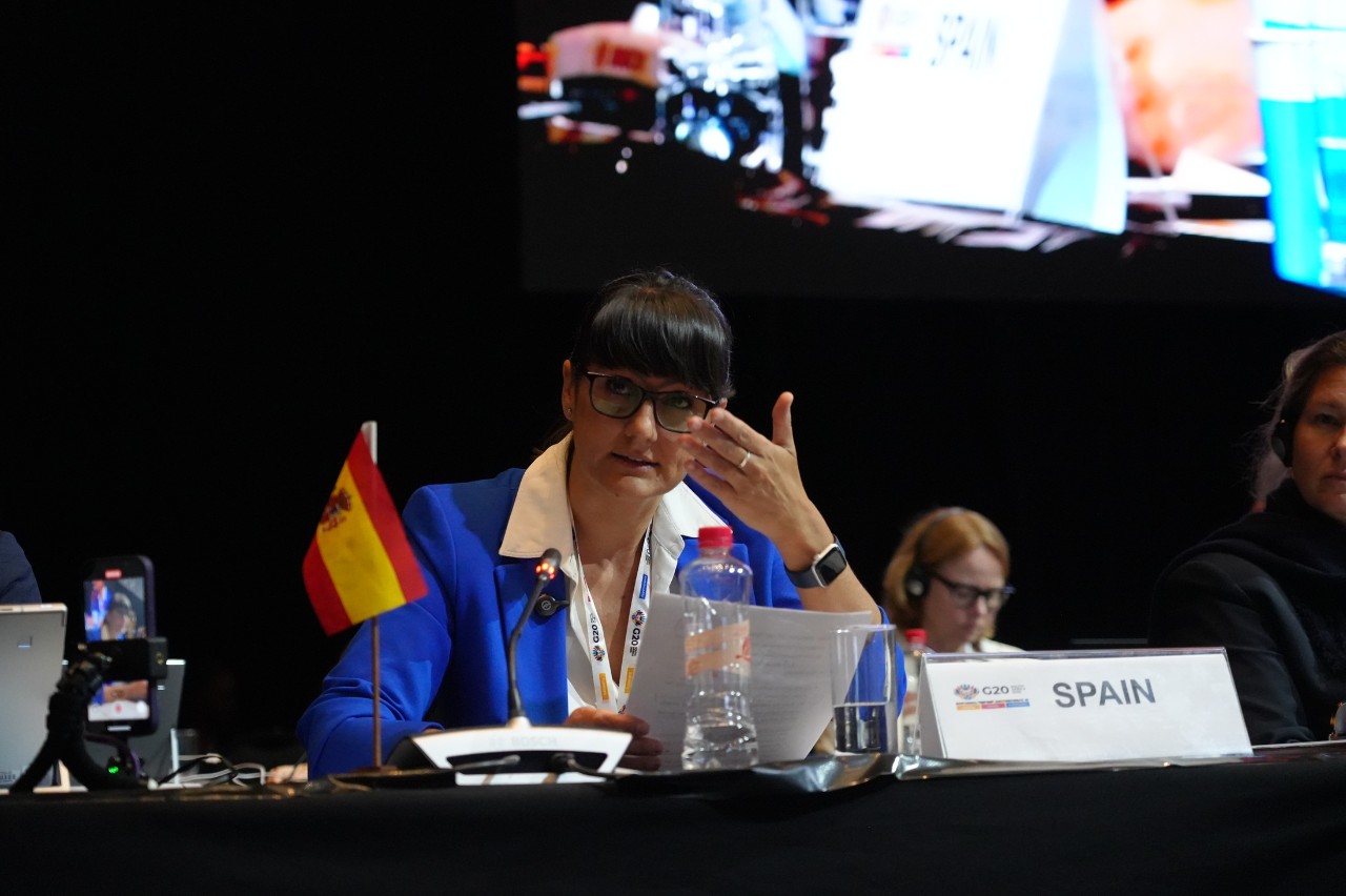 María González Veracruz en el G20 Sudáfrica