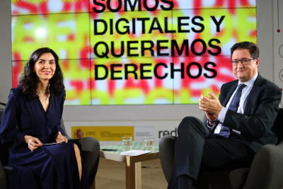 Óscar López anuncia el primer Encuentro Internacional de Derechos Digitales, que se celebrará en mayo en Barcelona