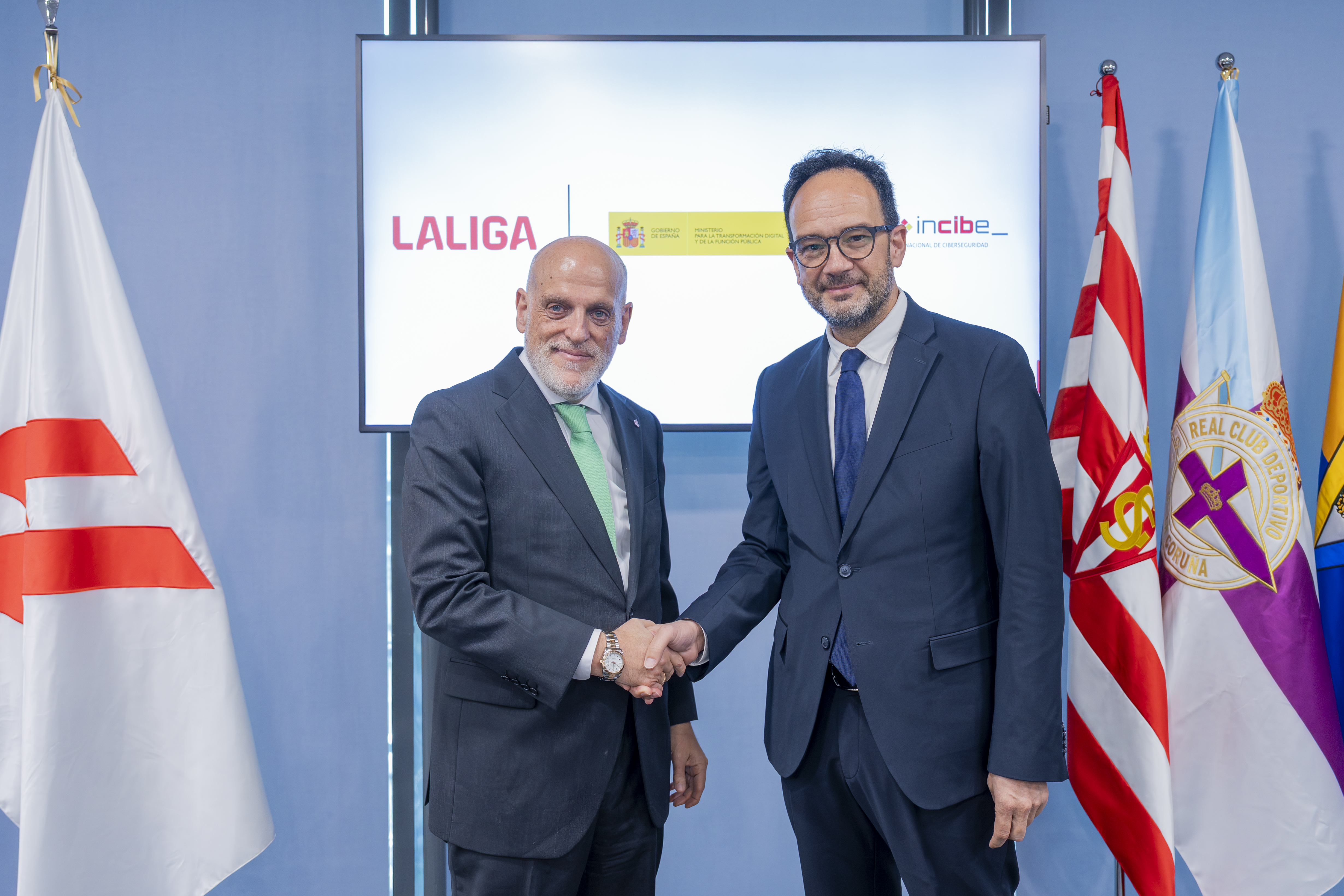 La Secretaría de Estado de Telecomunicaciones e Infraestructuras Digitales y LALIGA firman un acuerdo para impulsar la cultura de la ciberseguridad