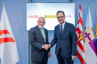 La Secretaría de Estado de Telecomunicaciones e Infraestructuras Digitales y LALIGA firman un acuerdo para impulsar la cultura de la ciberseguridad