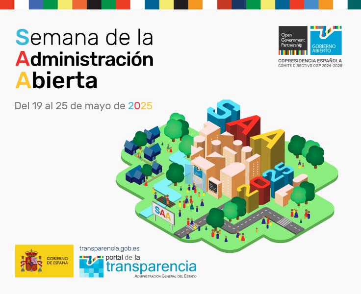 Imagen de nota de prensa 16 de mayo de 2025 Semana de la Administración abierta.