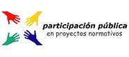 Participación pública en proyectos normativos​