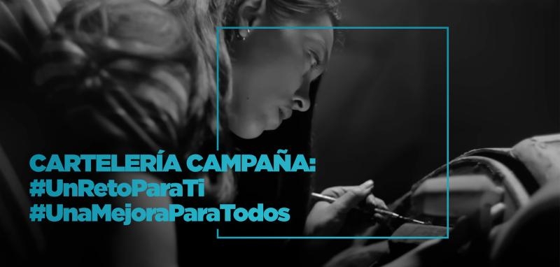Cartelería campaña: un reto para ti