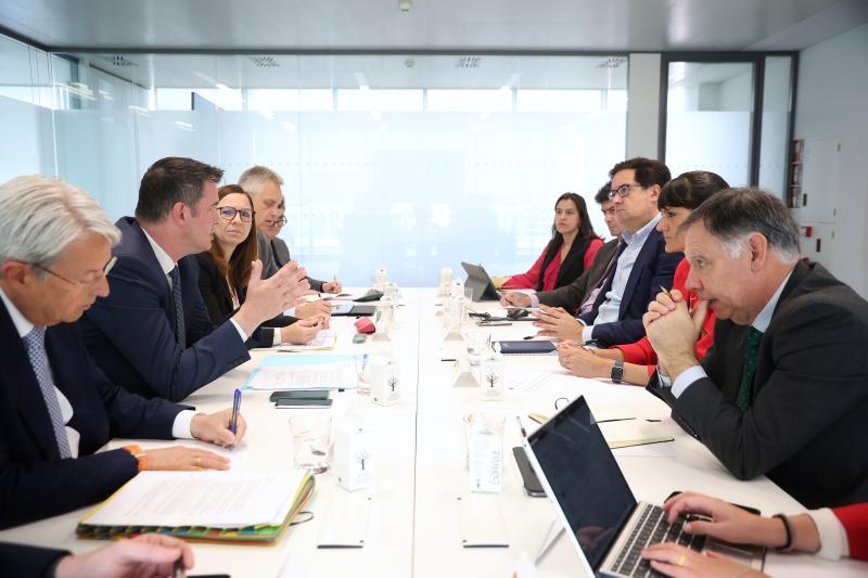 Óscar López se reúne con los ministros de Economía y Digitalización de Luxemburgo para abordar el uso de las nuevas tecnologías en el ámbito europeo
