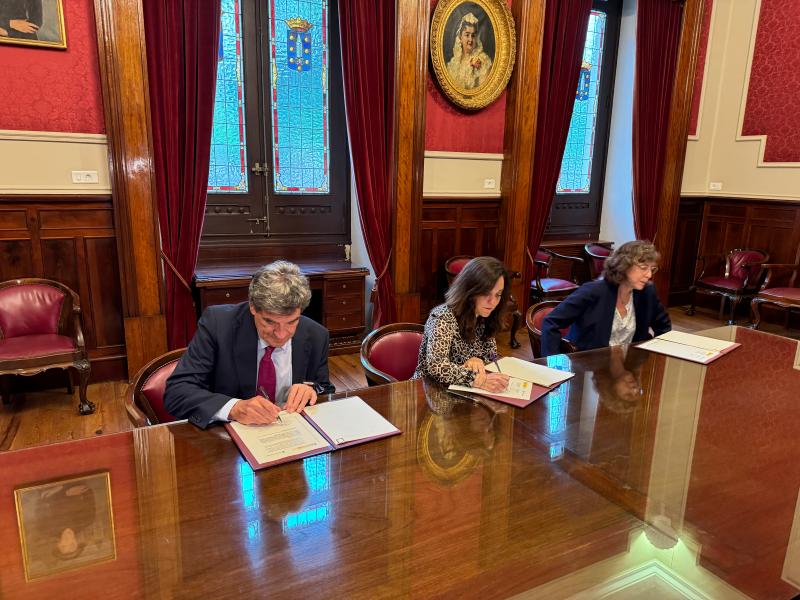 18/06/2024 - El Ministeri per a la Transformació Digital i de la  Funció Pública i el Concello dona Coruña acorden  la cessió de la Terrassa per a la AESIA