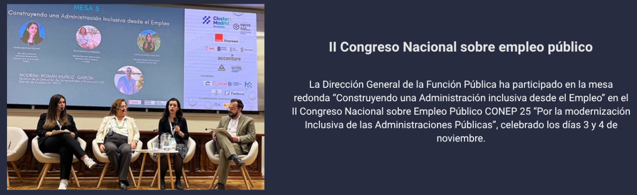 II Congreso Nacional sobre el Empleo Público abre en ventana nueva