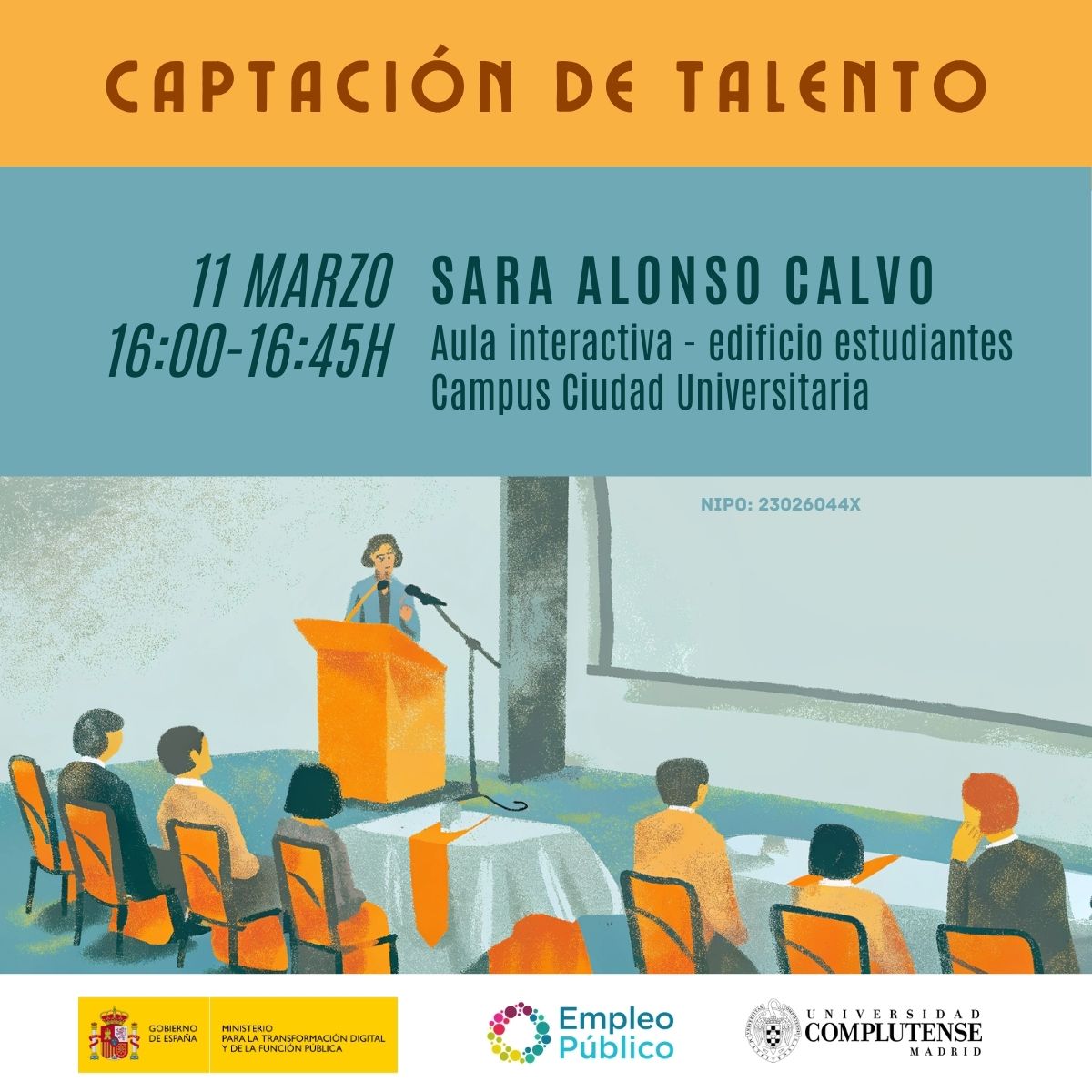 cartel Campus ciudad universitaria 12 marzo