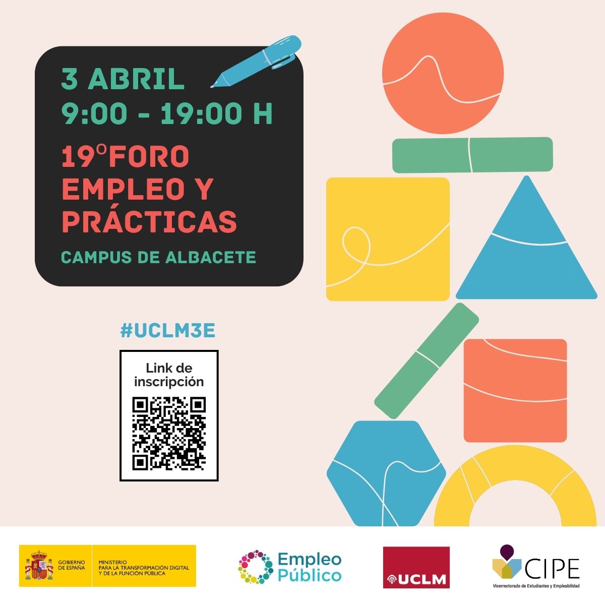 Foro de Empleo y Prácticas, Campus de Albacete, 3 de abril