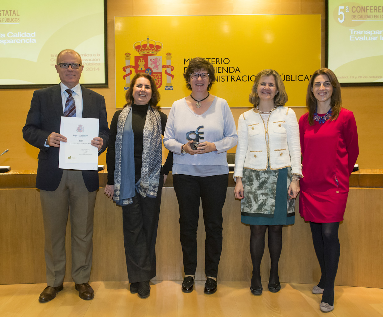Premios 2014 a la Calidad e innovación en la gestión pública