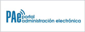 PAe portal administración electrónica se abre en ventana nueva