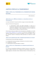 ¿QUÉ ES EL PORTAL DE LA TRANSPARENCIA?