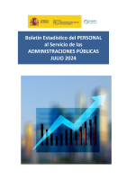 Boletín Estadístico del PERSONAL al Servicio de las ADMINISTRACIONES PÚBLICAS. JULIO 2024