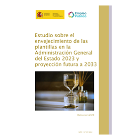 Estudio sobre el envejecimiento de las plantillas en la AGE 2023 y proyección futura a 2033